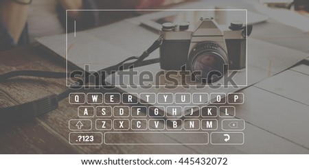 Keyboard Keypad Global Communications Connection Concept