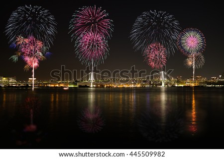 Tokyo fireworks,image