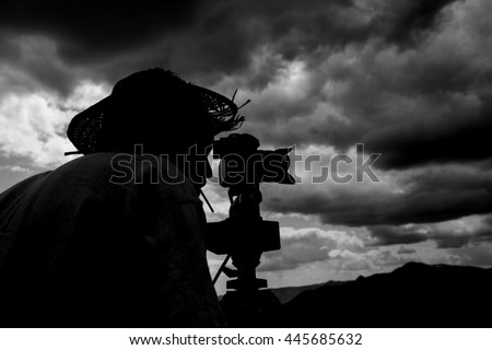Photographer / Videographer silhouette