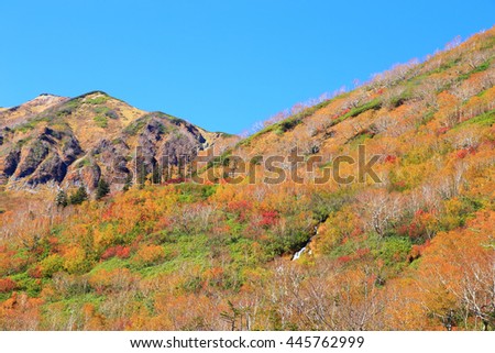 Mountain in autumn
