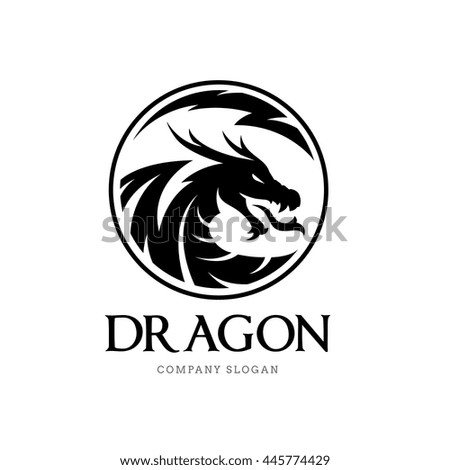 Dragon logo template