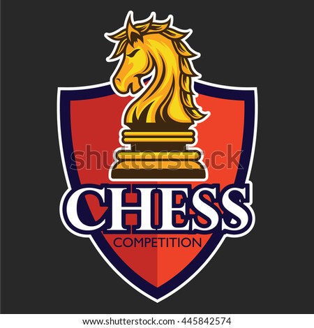Chess vector badge