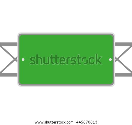 Way concept represented by road sign icon. isolated and flat illustration 