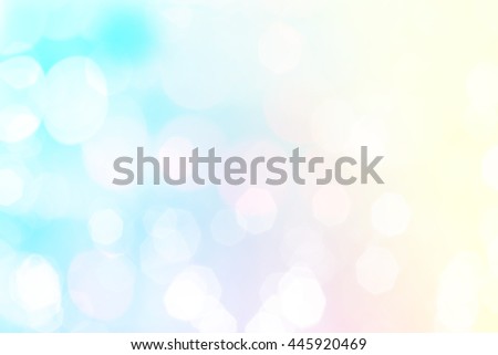 elegant bokeh light background with pastel color tone