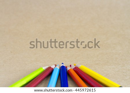 Coloring books , Brown background