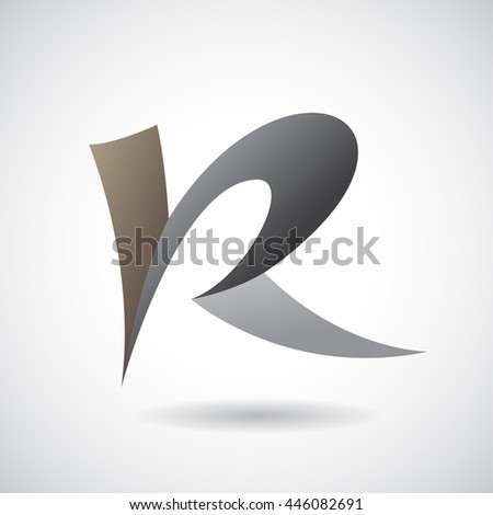 Design Concept of a Colorful Stock Logo Icon of Letter R, Vector Illustration