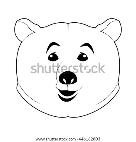 face of bear icon
