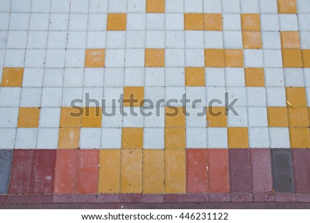 mosaic tiles on a floor