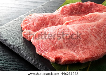 Japanese beef sirloin