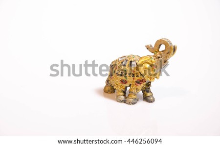 statuette of indian elephant.