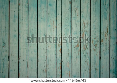 old cracked painted planks surface, background