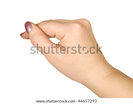 human hands demonstrating sign language