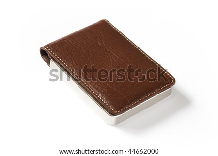 Luxury business card holder made of leather