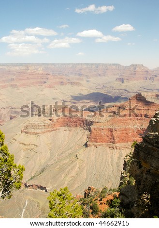 layers of Grand Canyon cliffs