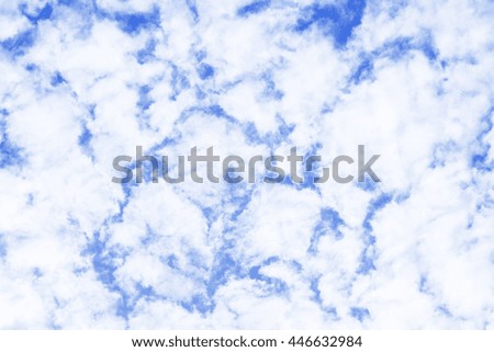 Blue sky and beautiful cloud as background
