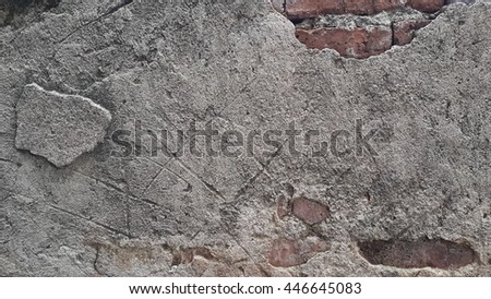 old brick concrete wall background 