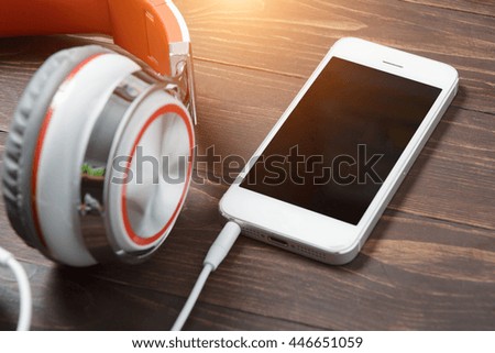 Listening songs on relaxing time 