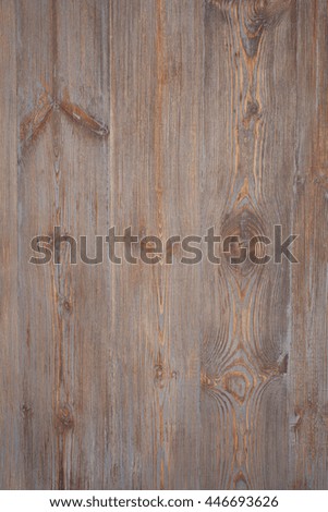 Very beautiful old wooden table close-up.