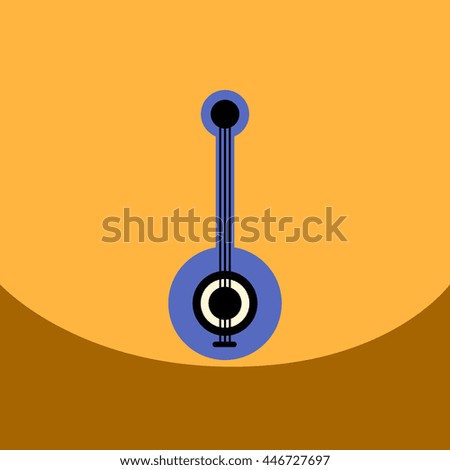 flat vector icon design collection  musical instrument