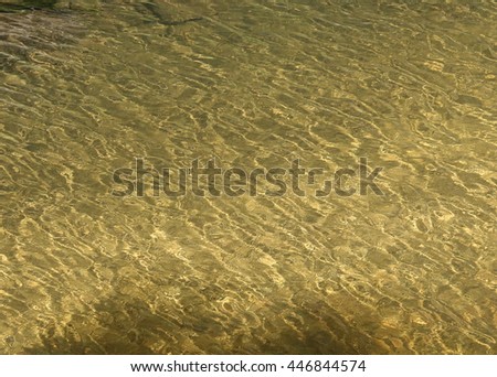 Shallow water reflections