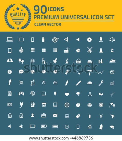 Universal website icon set,vector