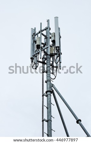 Antenna tower and repeater of Communication and telecommunication with sky