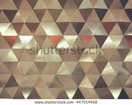Silver low poly geometric abstract background in rumpled triangular style