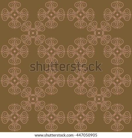 Vector drawing in oriental style for decoration, fabric, background, decor

