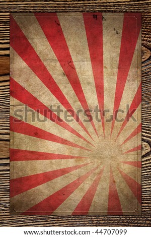 Paper for a photo on a wooden background