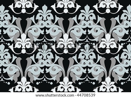 Vector image of floral pattern