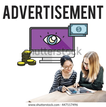 Advertisement Digital Marketing E-commerce Multimedia Concept