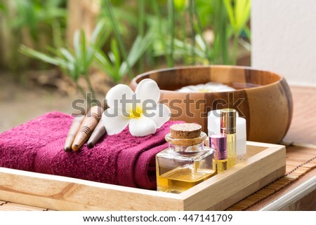 Spa treatment and aromatherapy
 Royalty-Free Stock Photo #447141709