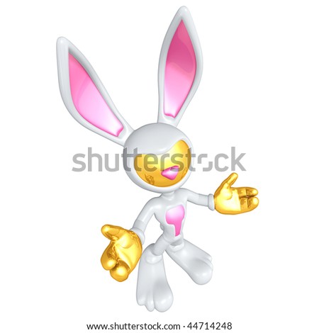 Mini Gold Guy Easter Bunny