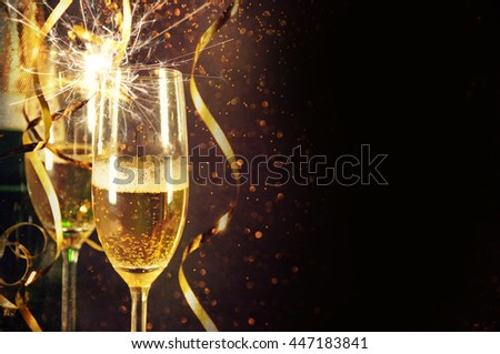 Champagne ready to bring in the New Year