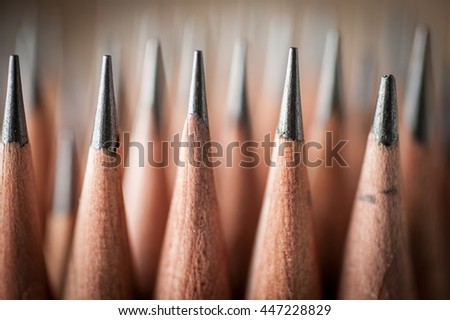 Pencils close-up background.