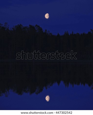 Two Moons At The Lake