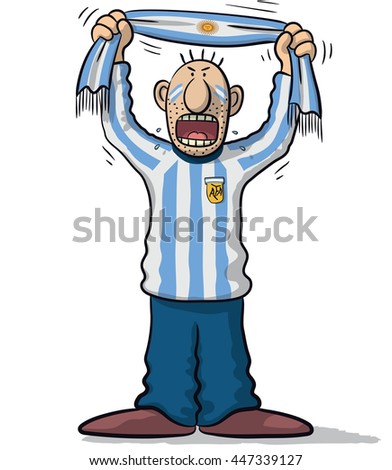 Argentina soccer supporter
