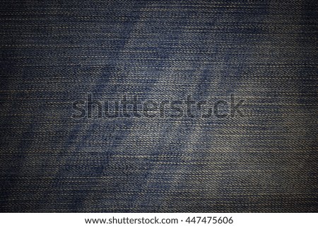 Texture background. closeup blue jeans.