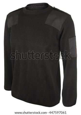 Aviation sweater isolated on white.