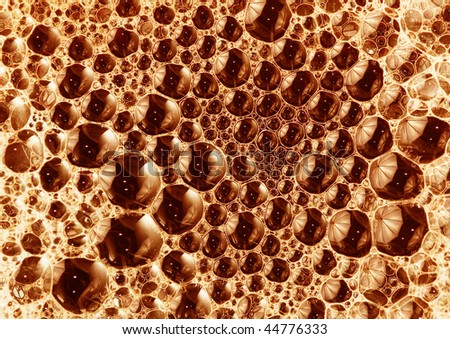 abstract close-up colorful foam background