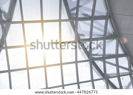 Skylight window - abstract architectural background