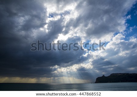 Sea panoramic photography / Photography of Sea / Photography of Sea of Sardinia tourist area

