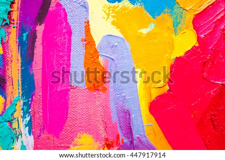 Original  oil painting on canvas. Abstract art  background. . Fragment of artwork. Brushstrokes of paint. Modern art. Contemporary art. Colorful  texture. thick paint surface