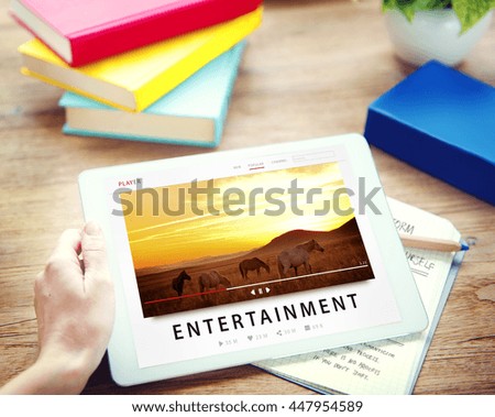 Entertainment Streaming Media Channel Multimedia Concept