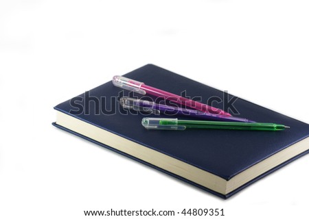 book and pen