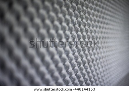 Close up, Background of studio sound acoustical foam