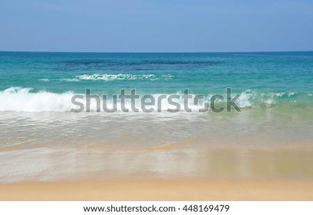 Tropical sand beach in Thailand