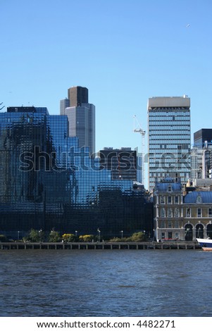 Part of the modern London skyline