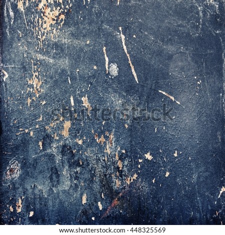 Grunge Chalkboard Background | Old scratched dark dirty texture for vintage design