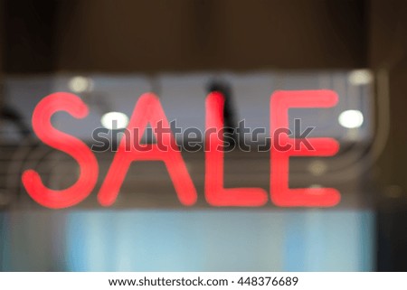 Sale background, Defocused abstract lights